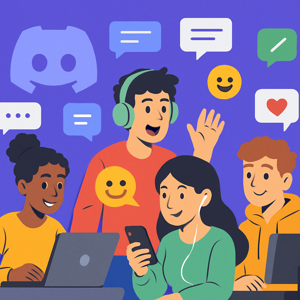 Server advertising flow using Discord direct messages to drive targeted users toward a community invite and offer