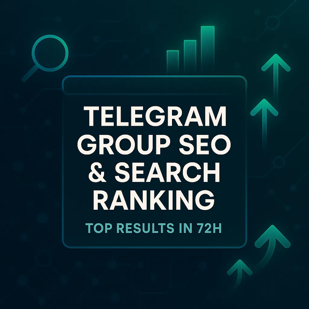 Telegram group search optimization panel showing how a group's owner-country setting maps it to regional search results