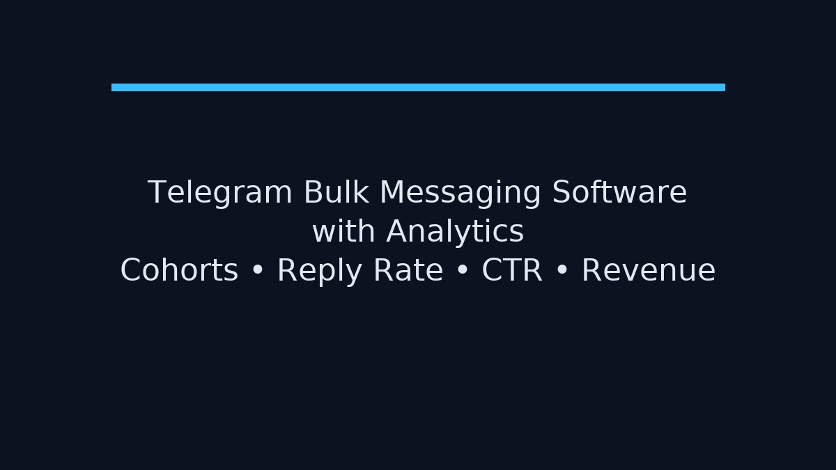 Telegram market-intelligence dashboard charting message volume, reaction sentiment, and channel growth over time